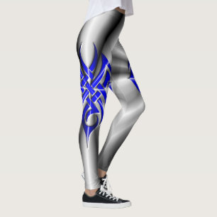 Thin Blue Line - Starburst Leggings