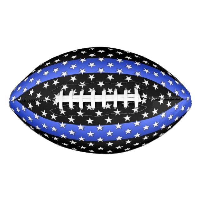 Thin Blue Line Stars American Football (Front)