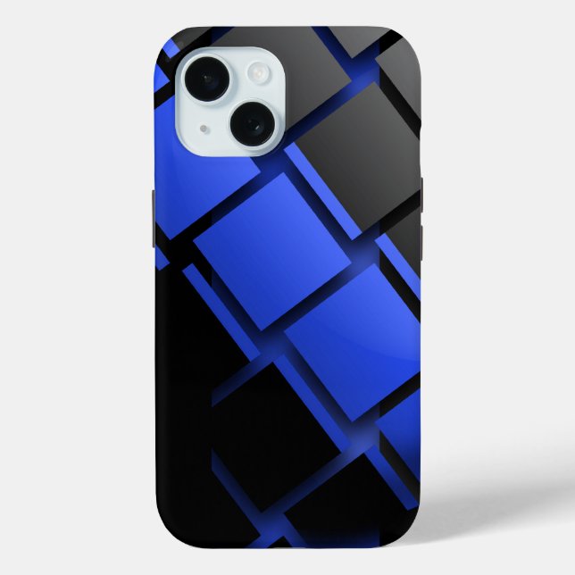 Thin Blue Line Style Case-Mate iPhone Case (Back)