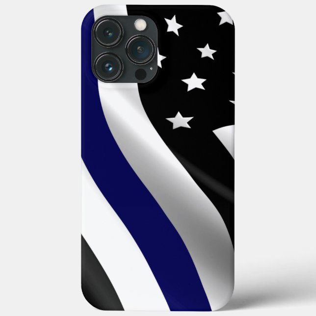 Thin Blue Line Tattered Distressed Flag Case-Mate  Case-Mate iPhone Case (Back)