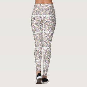 Thin Blue Line - Thousand Colourful Handcuff Keys Leggings
