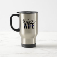 Thin Blue Line Trooper Wife Police Support