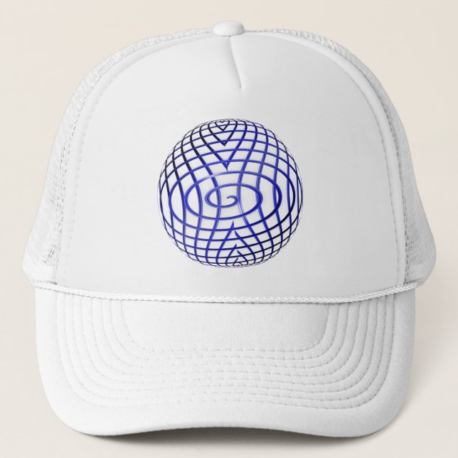 Thin Blue Line Trucker Hat (Front)