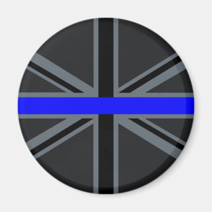 Thin Blue Line Union Jack Magnet