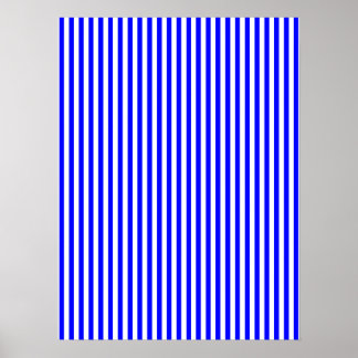 Thin Blue Stripes Poster