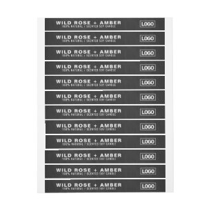 Thin Candle Logo Label Tamper-Proof Seal