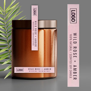 Thin Candle Logo Label Tamper-Proof Seal