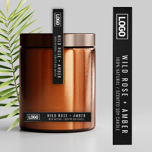 Thin Candle Logo Label Tamper-Proof Seal