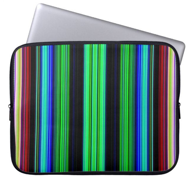 Thin Colorful Stripes - 1 Laptop Sleeve (Front)