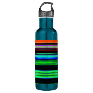 Thin Colourful Stripes - 1 710 Ml Water Bottle