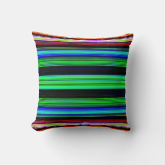 Thin Colourful Stripes - 1 Cushion