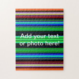 Thin Colourful Stripes - 1 Jigsaw Puzzle