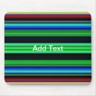 Thin Colourful Stripes - 1 Mouse Mat