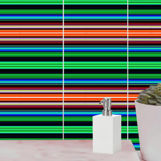Thin Colourful Stripes - 1 Tile