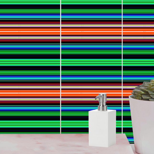 Thin Colourful Stripes - 1 Tile (Thin Colorful Stripes - 1 Tile)