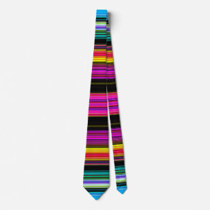 Thin Colourful Stripes - 2 Tie