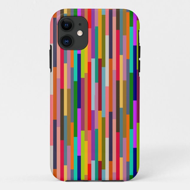 Thin Colourful Stripes  Case-Mate iPhone Case (Back)