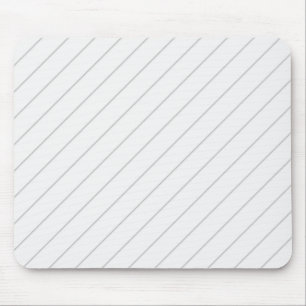 Thin Diagonal Lines Mouse Mat