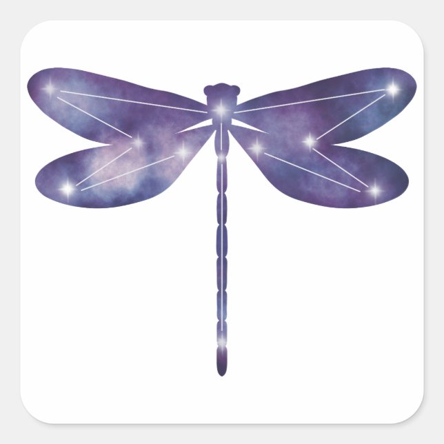 Thin Dragonfly Constellation Sticker (Front)