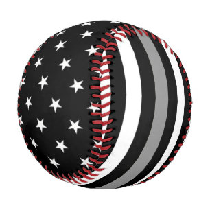 Thin Gray Line Flag Baseball