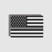 Thin Gray Line Flag Car Magnet (Front)