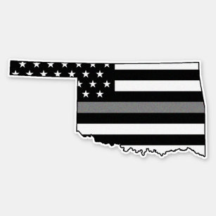 Thin Gray Line Flag Oklahoma
