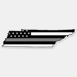 Thin Gray Line Flag Tennessee