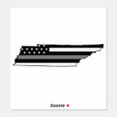 Thin Gray Line Flag Tennessee (Sheet)
