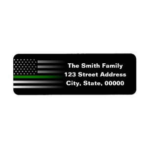 Thin Green Line Border Ptl/Park Rngr/Animal Cntl
