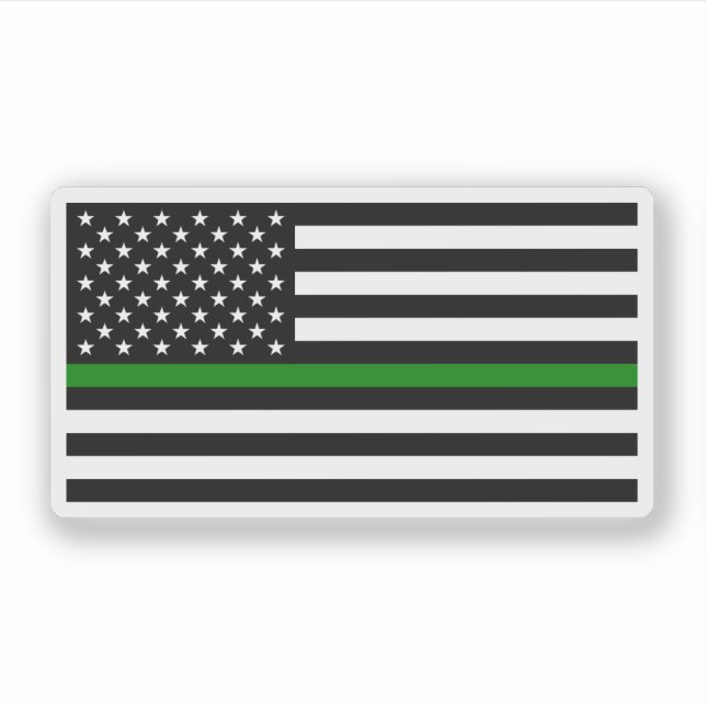 Thin Green Line Flag (United States) (Front)