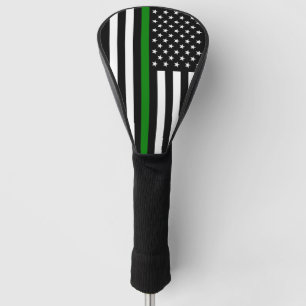 Thin Green Line Golf Head Cover