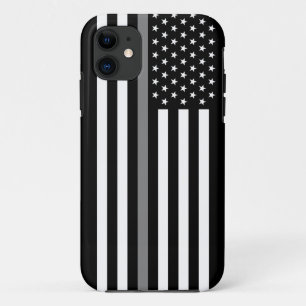 Thin Grey Line Correctional Officer Flag iPhone 11 Case