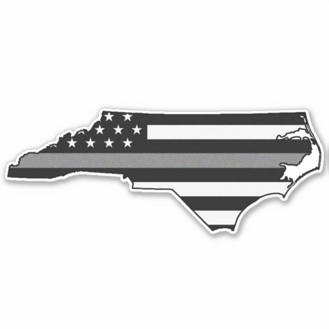 Thin Grey Line Flag North Carolina (Front)