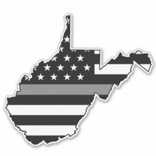 Thin Grey Line Flag West Virginia