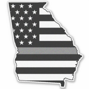 Thin Grey Line Georgia Flag