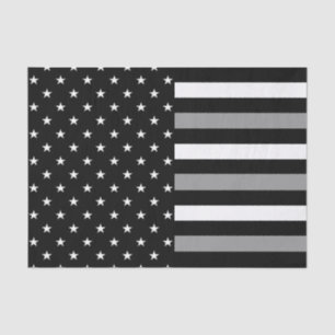 Thin Grey Line & Stars Tissue Paper