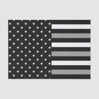 Thin Grey Line & Stars Tissue Paper
