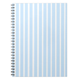 Thin Light Blue Stripes Notebook