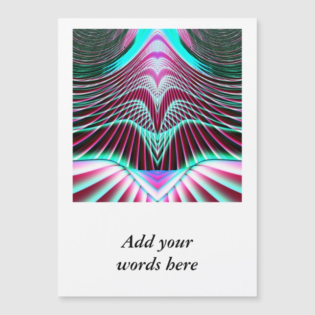 Thin Magnetic Card Template (Front)