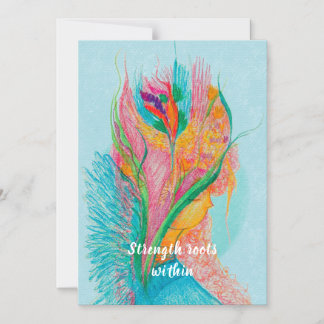 Thin Magnetic Card with Peaceful Angel Art