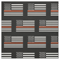 thin orange front line emt ems nurse medical flag