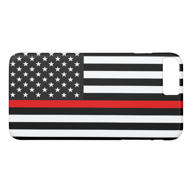 Thin Red Line American Flag Case-Mate iPhone Case (Back (Horizontal))