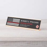 Thin Red Line American Flag Customised