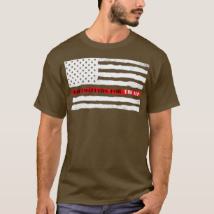 Thin Red Line Fire Fighters For TRUMP T-Shirt