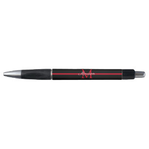 Thin Red Line Firefighter Monogram