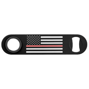 Thin Red Line Flag: Firefighter Hero Memorial