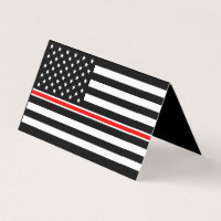 Thin Red Line Flag: Firefighter Hero Memorial