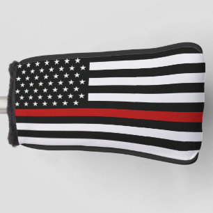 Thin Red Line Flag Golf Head Cover
