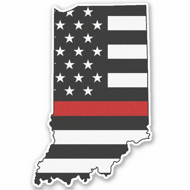 Thin Red Line Flag Indiana (Front)