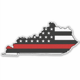 Thin Red Line Flag Kentucky